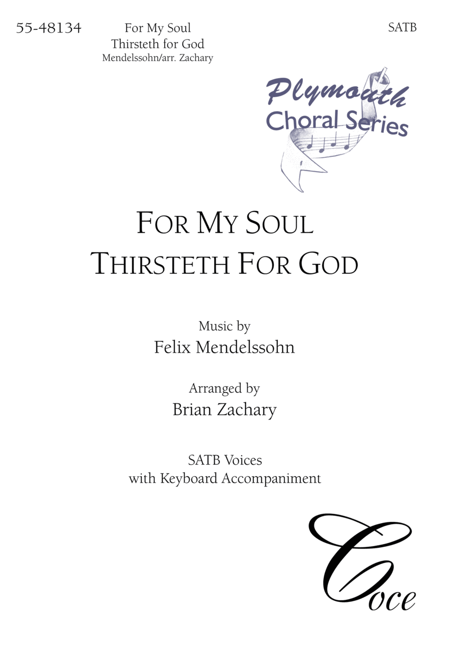 For My Soul Thirsteth For God 4-Part scores gallery preview page 1
