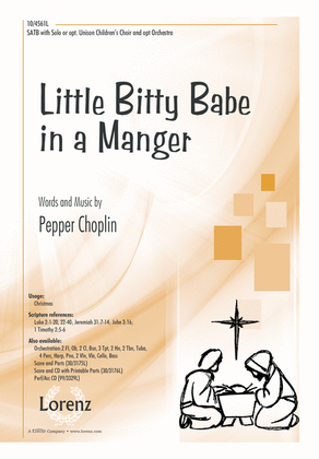 Book cover for Little Bitty Babe in a Manger