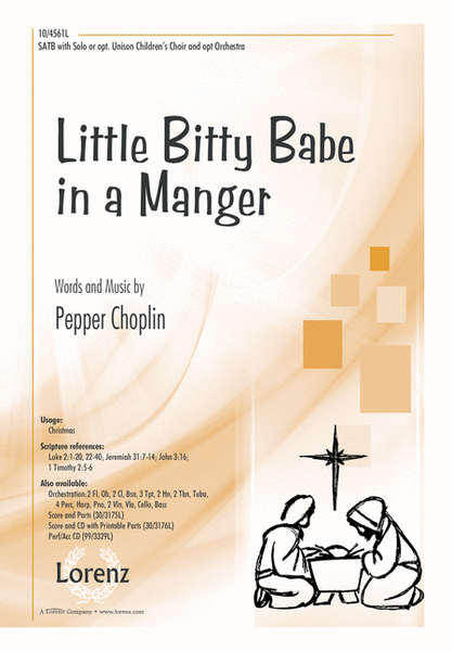 Little Bitty Babe in a Manger image number null