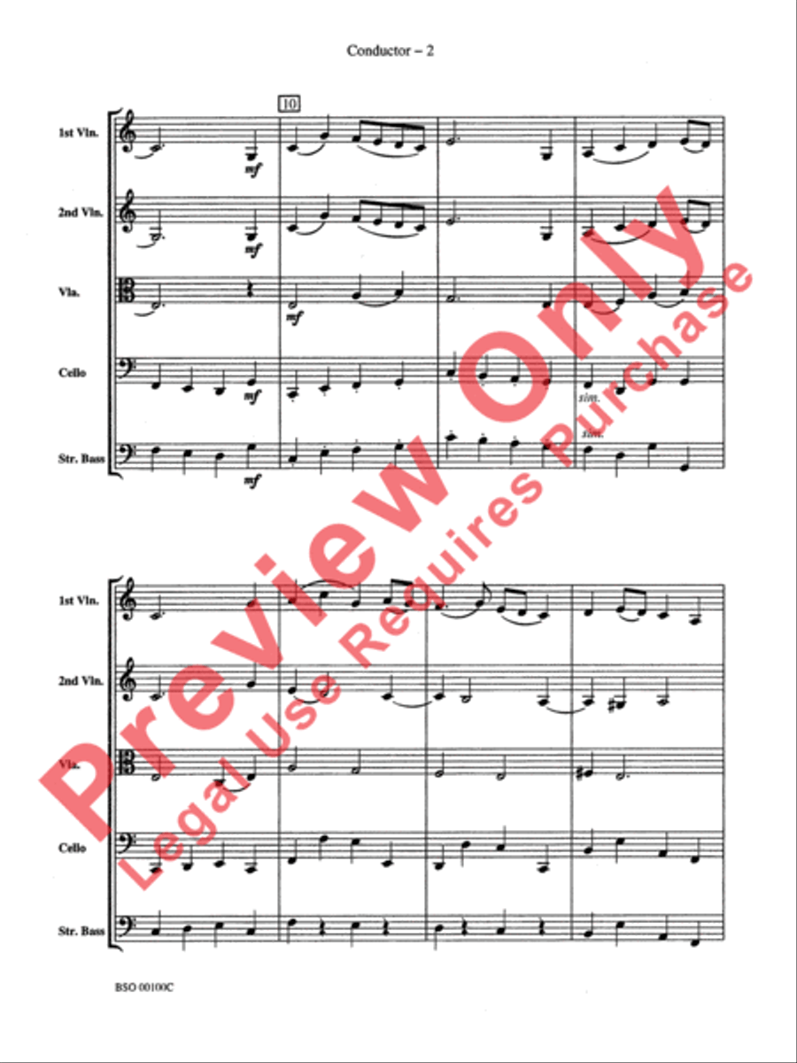 Knightsbridge Suite String Orchestra scores gallery preview page 4