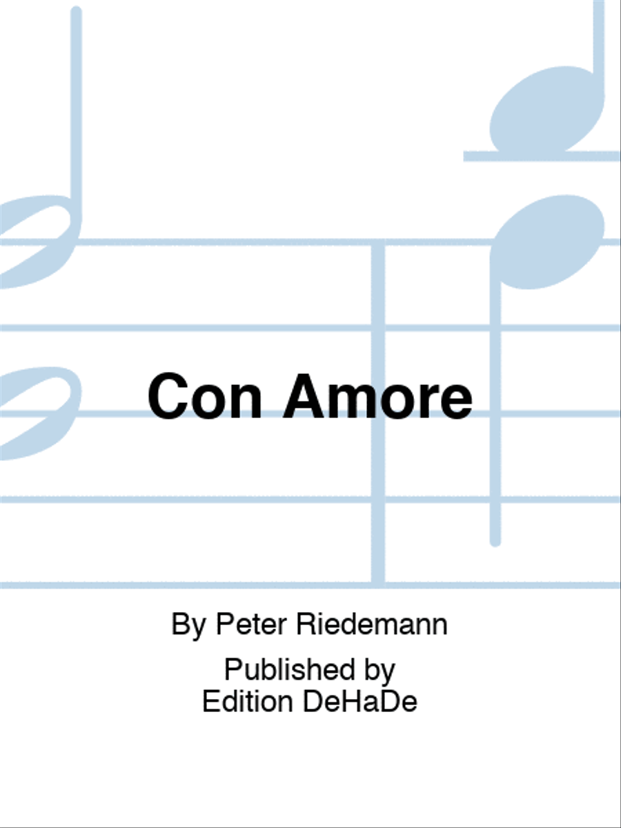 Con Amore Concert Band scores gallery preview page 1