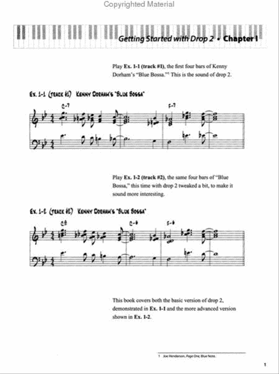 Jazz Piano Master class with Mark Levine: The Drop 2 Book Piano Method scores gallery preview page 2