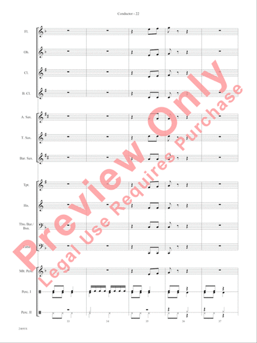 Belwin Very Beginning Band Kit #2 Concert Band scores gallery preview page 25