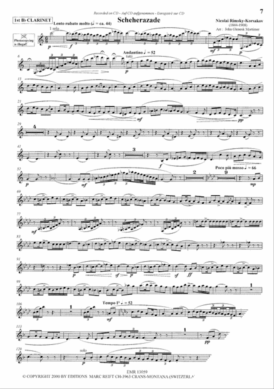 Play The 1st Clarinet With The Philharmonic Wind Orchestra image number null