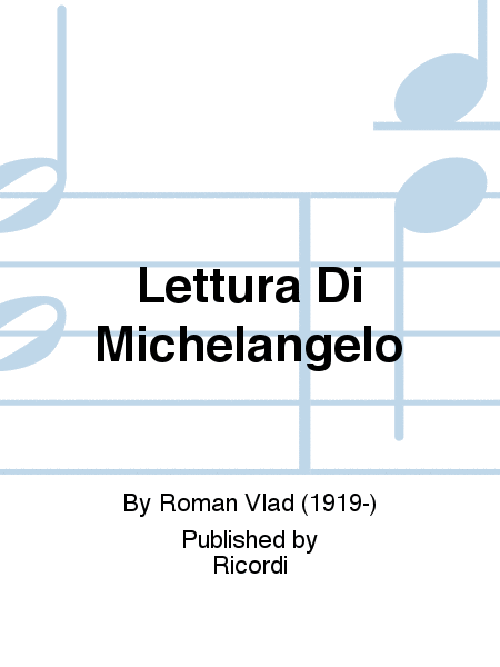 Lettura Di Michelangelo
