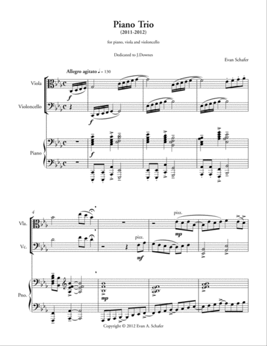 Piano Trio (2011-12) Piano Trio (2011-12) Small Ensemble scores gallery preview page 2