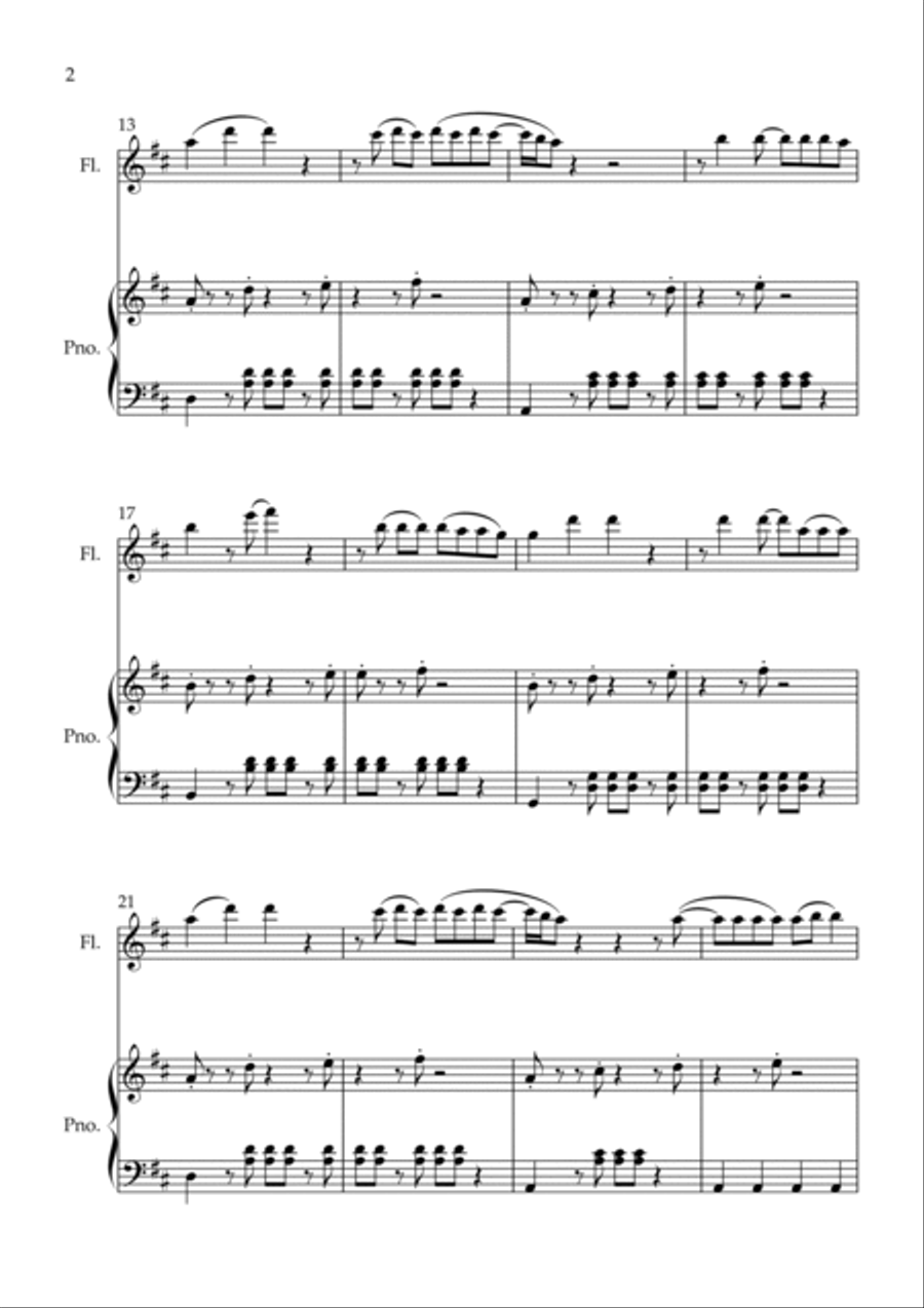 Shivers Flute Solo scores gallery preview page 2