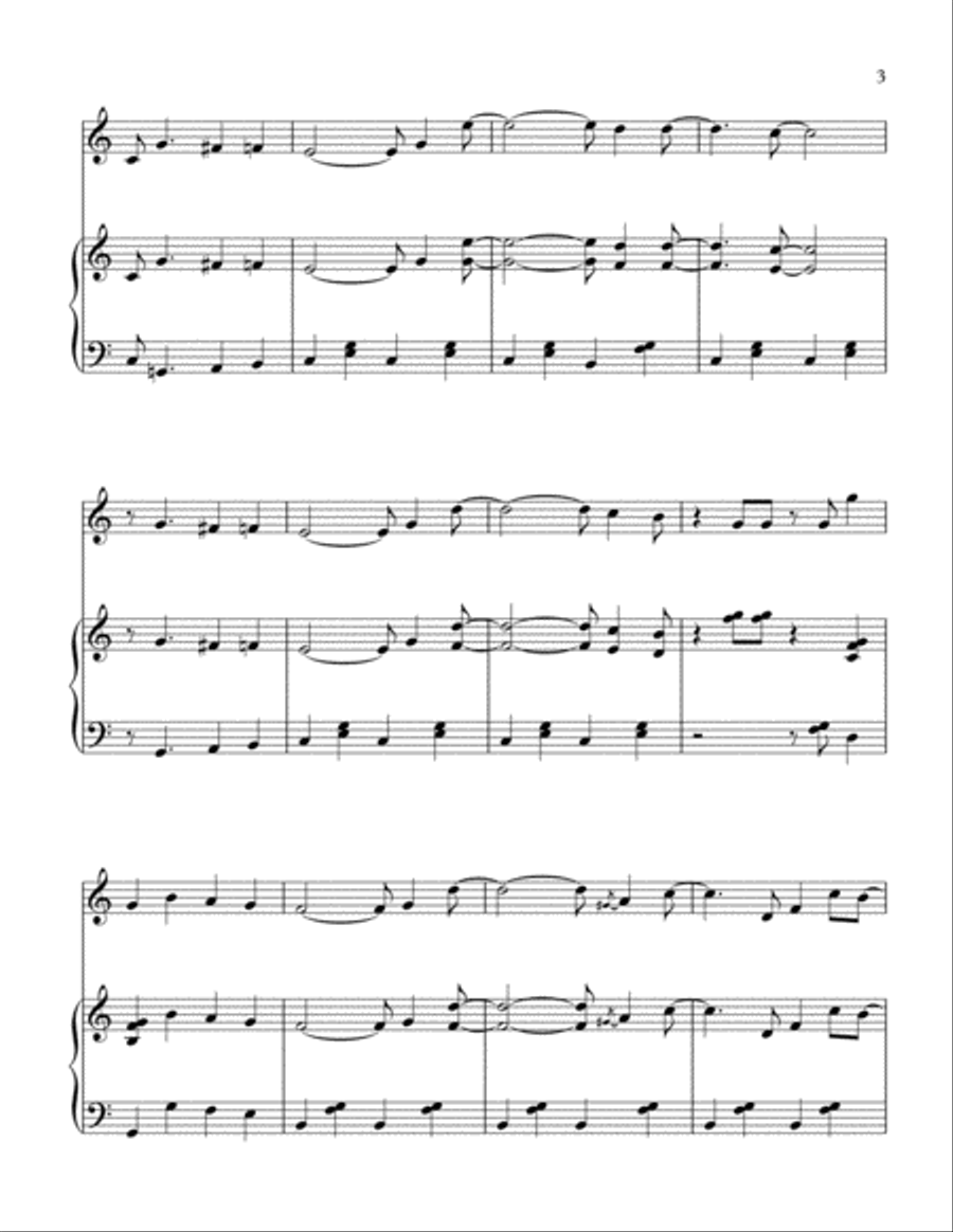 The Chicken Dance Clarinet Solo scores gallery preview page 4