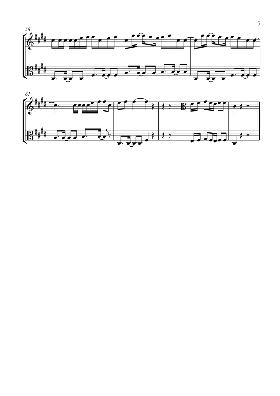 Shape Of You String Duet scores gallery preview page 5