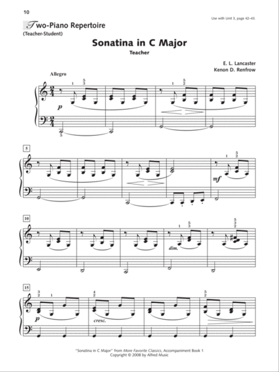 Alfred's Group Piano for Adults -- Ensemble Music Piano Method scores gallery preview page 5