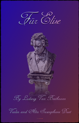 Book cover for Für Elise, Violin and Alto Saxophone Duet