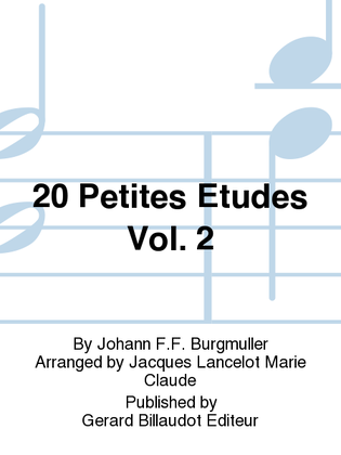 Book cover for 20 Petites Etudes Vol. 2