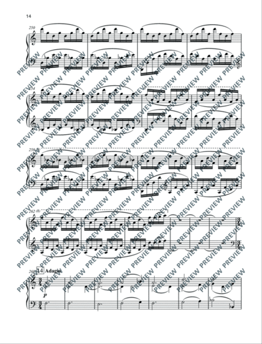 Castillo Interior Piano Solo scores gallery preview page 15