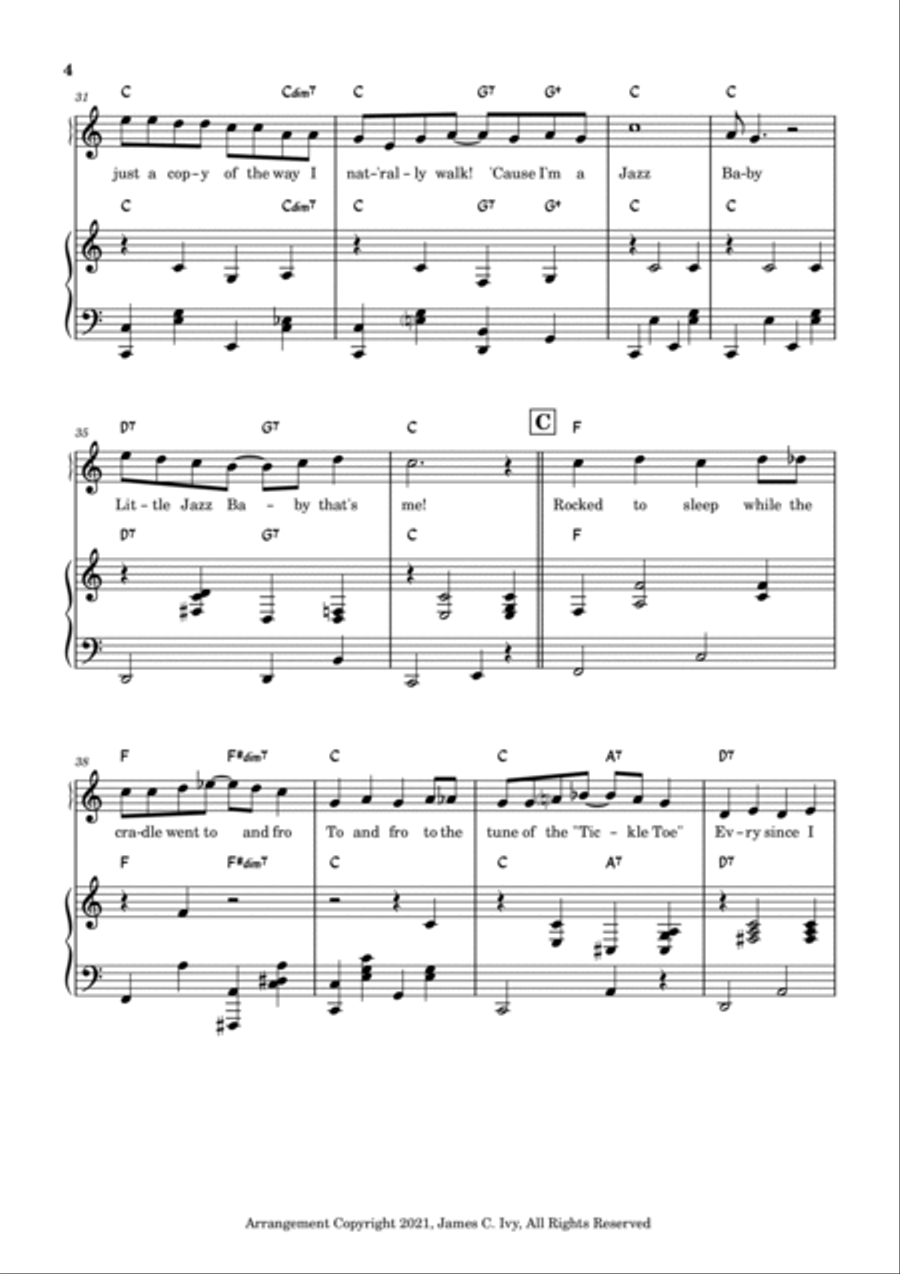 Jazz Baby Jazz Baby Voice scores gallery preview page 4