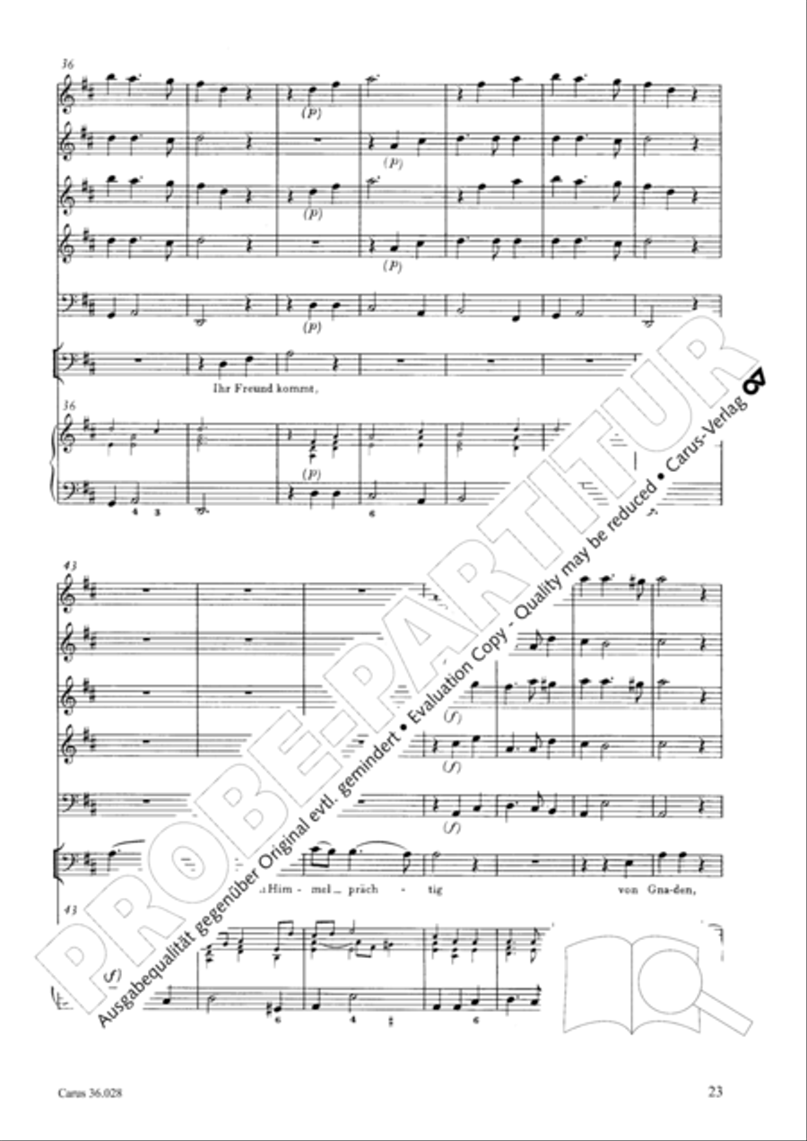 Wake, o wake and hear the voices 3-Part scores gallery preview page 23
