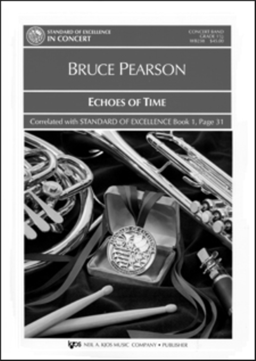 Echoes of Time - Score Concert Band scores gallery preview page 1