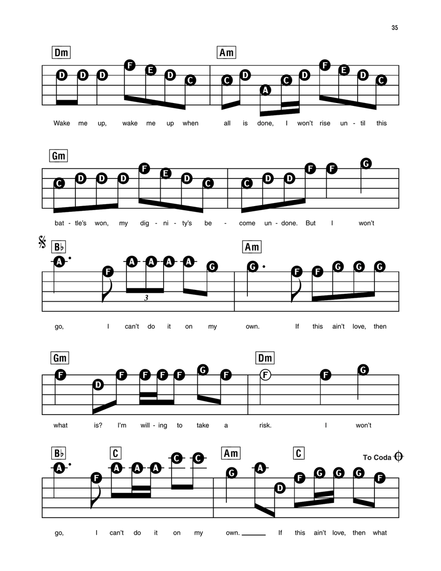 He Won't Go Electronic Keyboard scores gallery preview page 2
