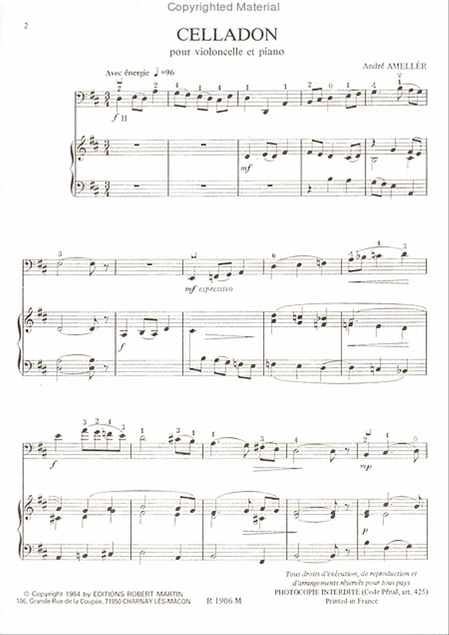 Celladon Piano Accompaniment scores gallery preview page 2