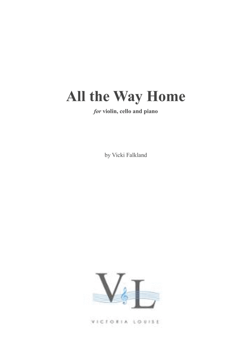 All the Way Home for piano trio image number null