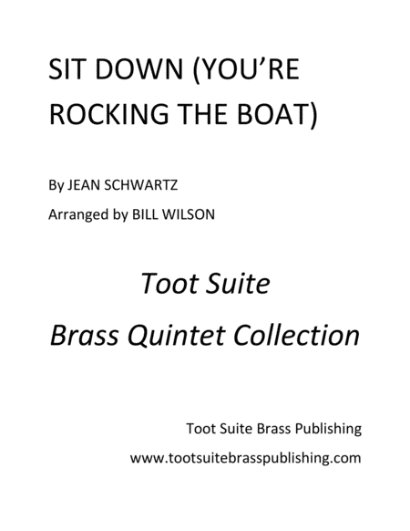 Sit Down (You're Rocking the Boat) image number null