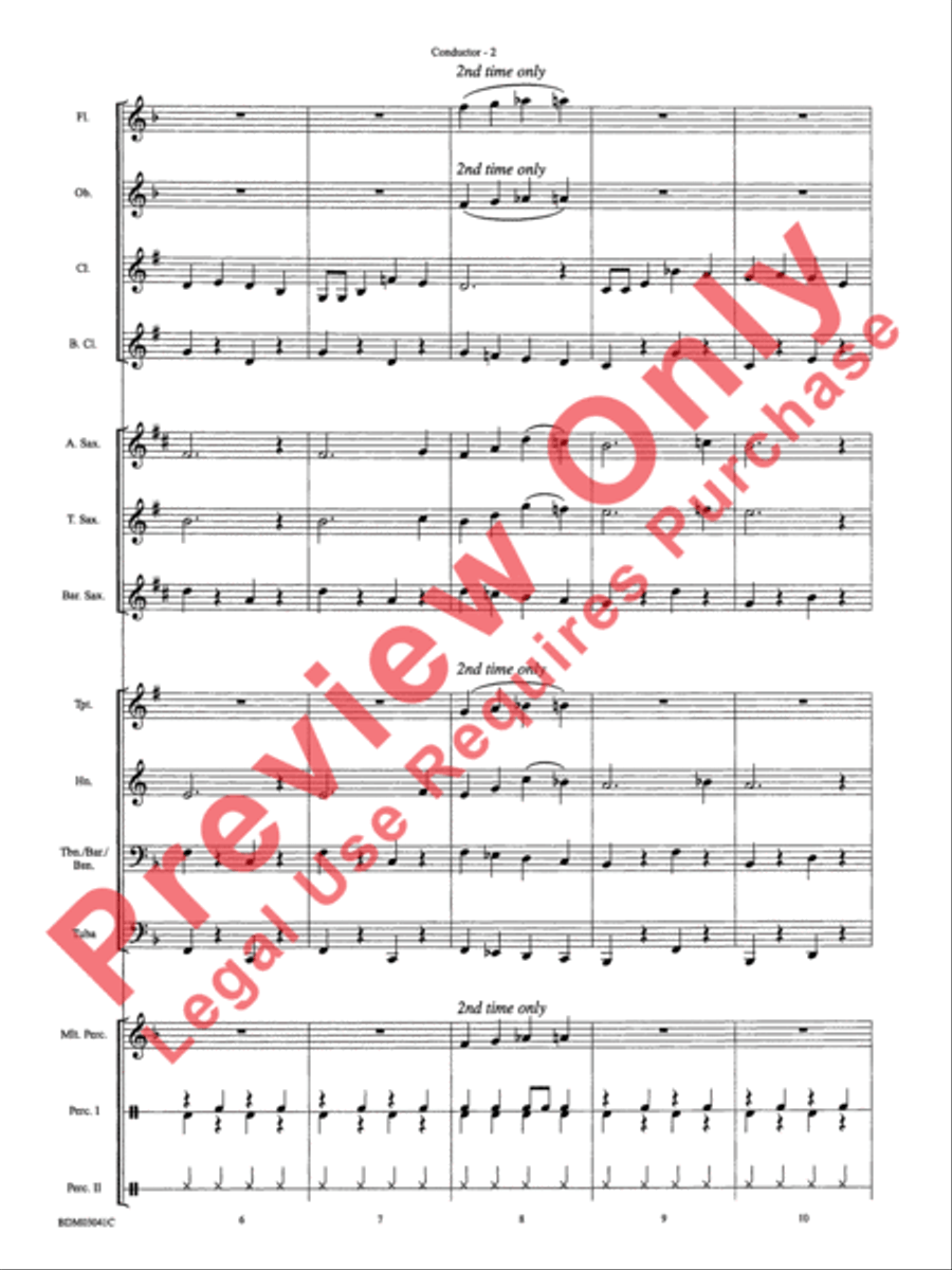 Clarinet Cookin' Clarinet Cookin' Concert Band scores gallery preview page 5