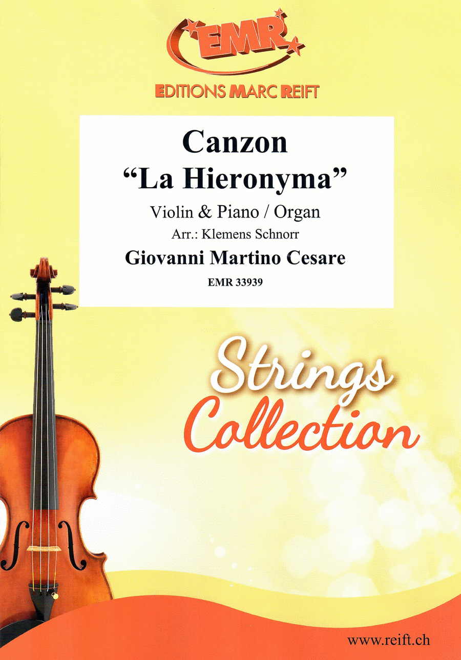 Canzon Canzon Violin Solo scores gallery preview page 1