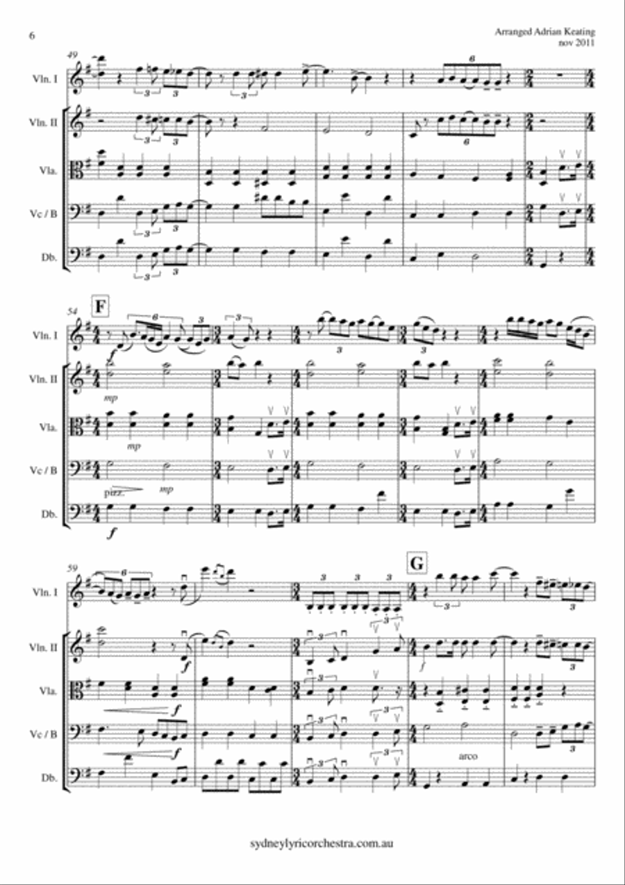 All You Need Is Love String Orchestra scores gallery preview page 6