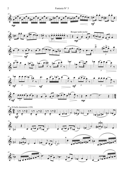 Fantasia N° 3 Op 47 para oboe solo "Caja de Aqua"