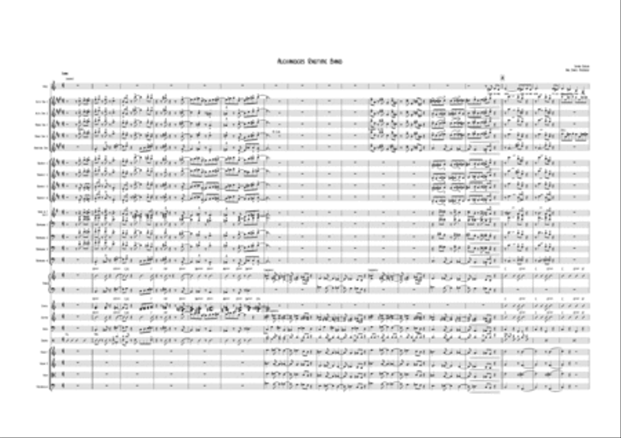 Alexander's Ragtime Band (Liza Minnelli) - Vocal with Big Band Jazz Ensemble scores gallery preview page 1