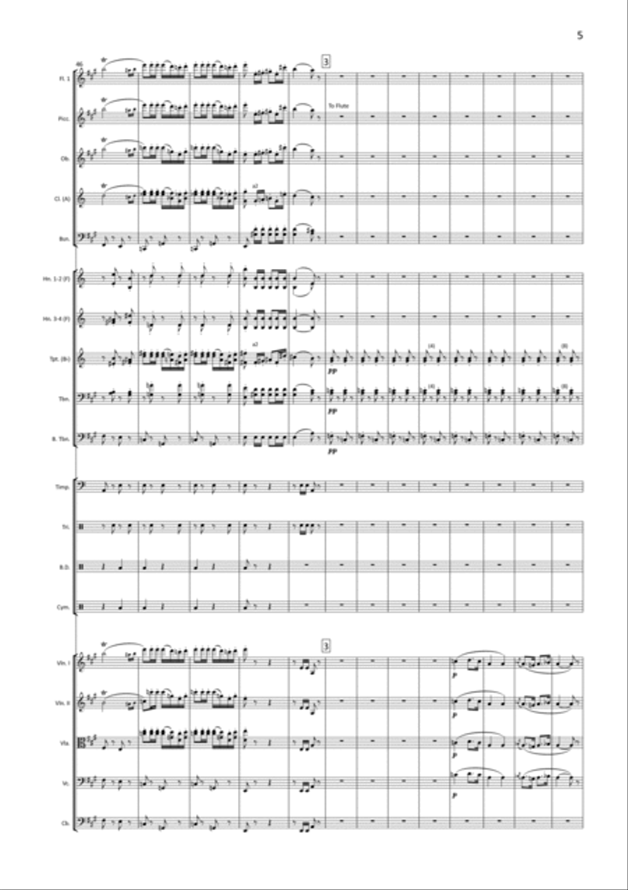 Carmen Fantasy Full Orchestra scores gallery preview page 5