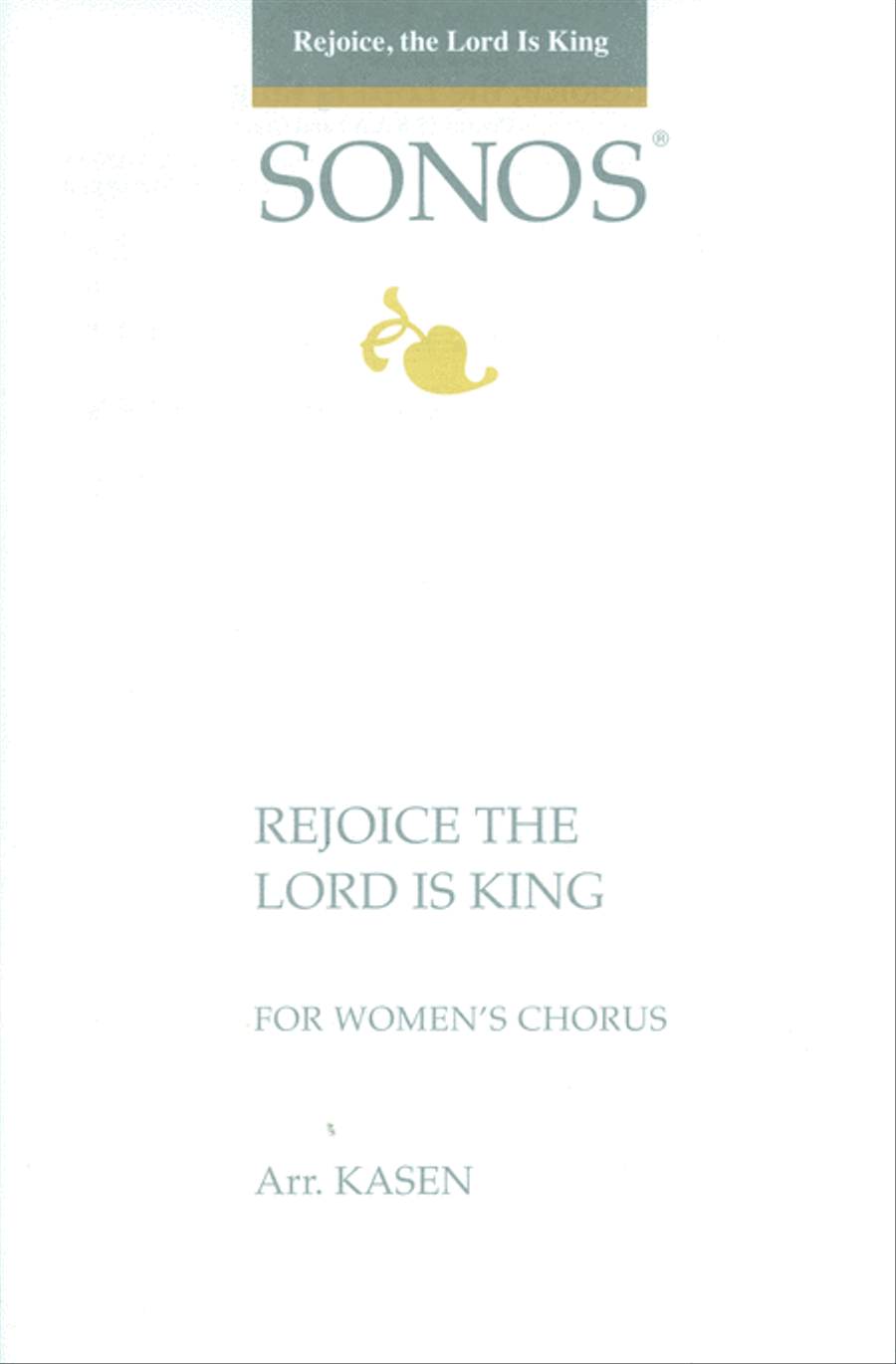 Rejoice the Lord Is King - SSAA SSAA scores gallery preview page 1