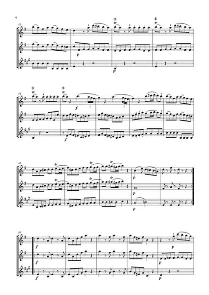 Eine Kleine Nachtmusik for Flute, Oboe and Bass Clarinet image number null