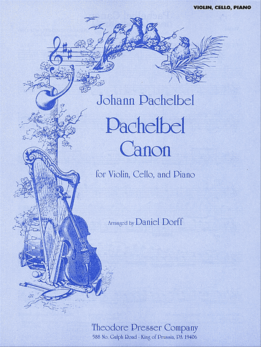 Pachelbel Canon Piano Trio scores gallery preview page 1