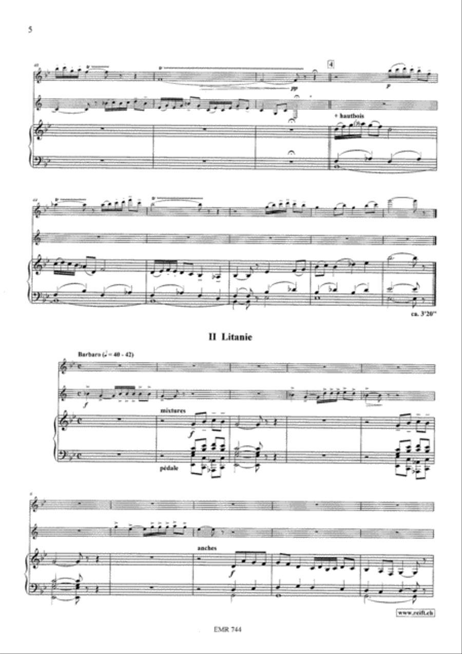 Suite Montagnarde Flute scores gallery preview page 5