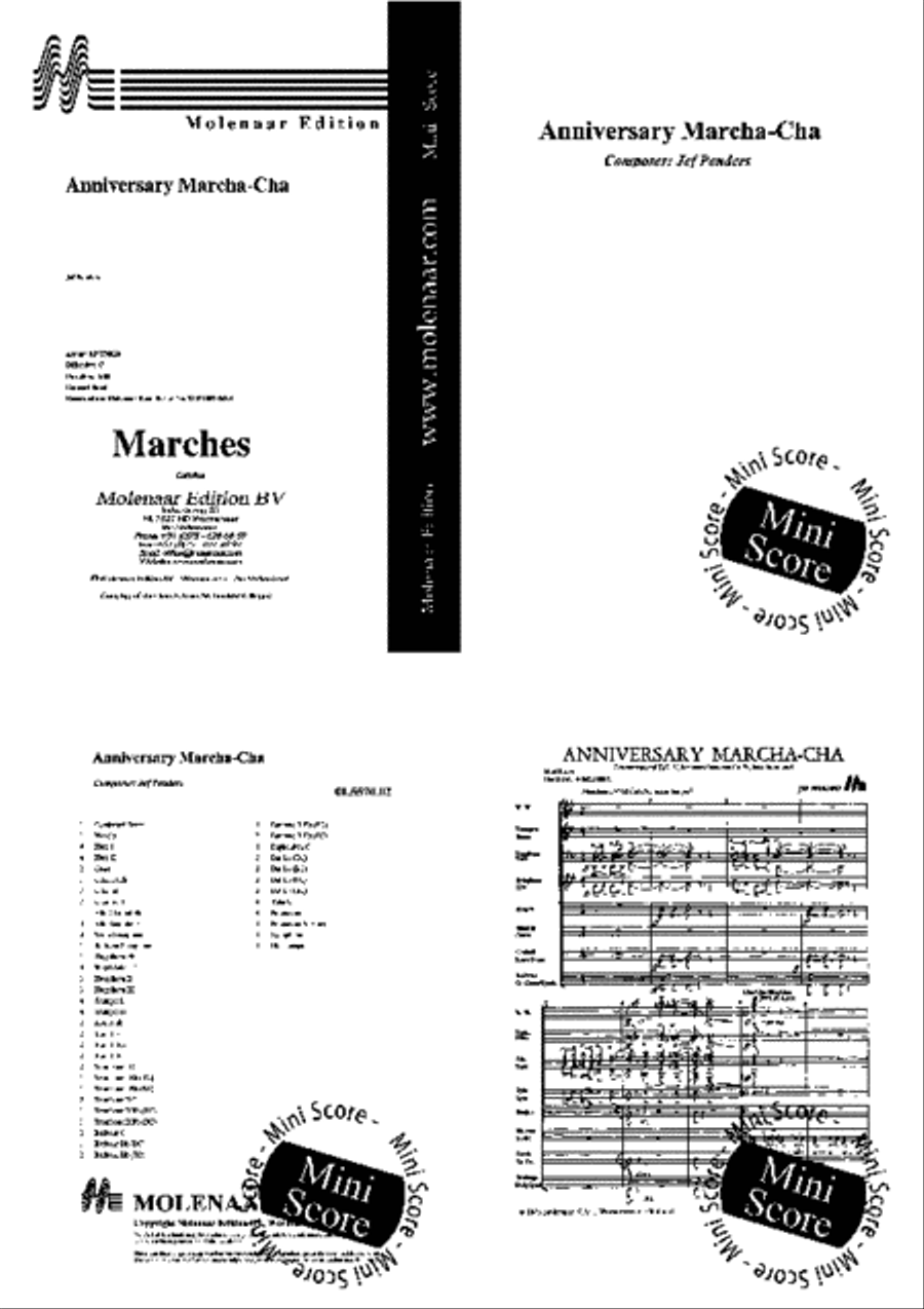Anniversary Marcha-Cha Big Band scores gallery preview page 2