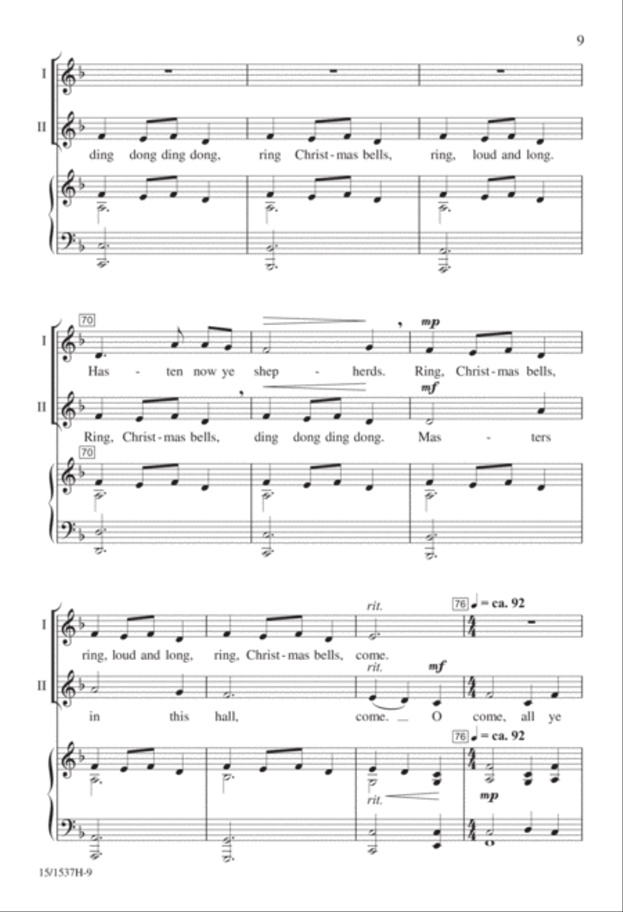 Christmas...In About Three Minutes 2-Part scores gallery preview page 9