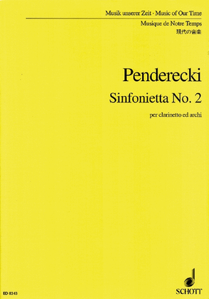 Book cover for Sinfonietta No. 2
