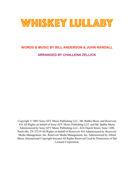 Whiskey Lullaby image number null