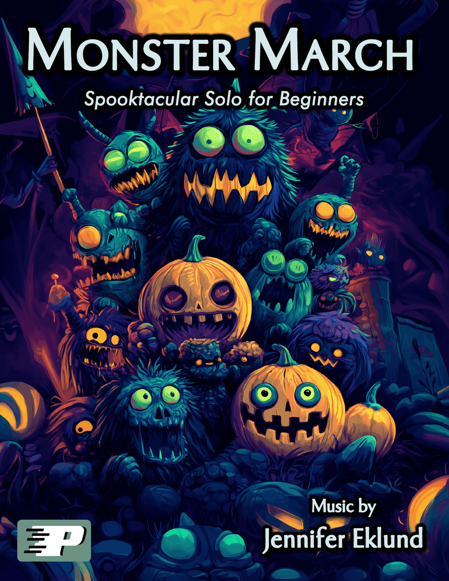 Book cover for Monster March (Beginner Solo with Teacher Duet)