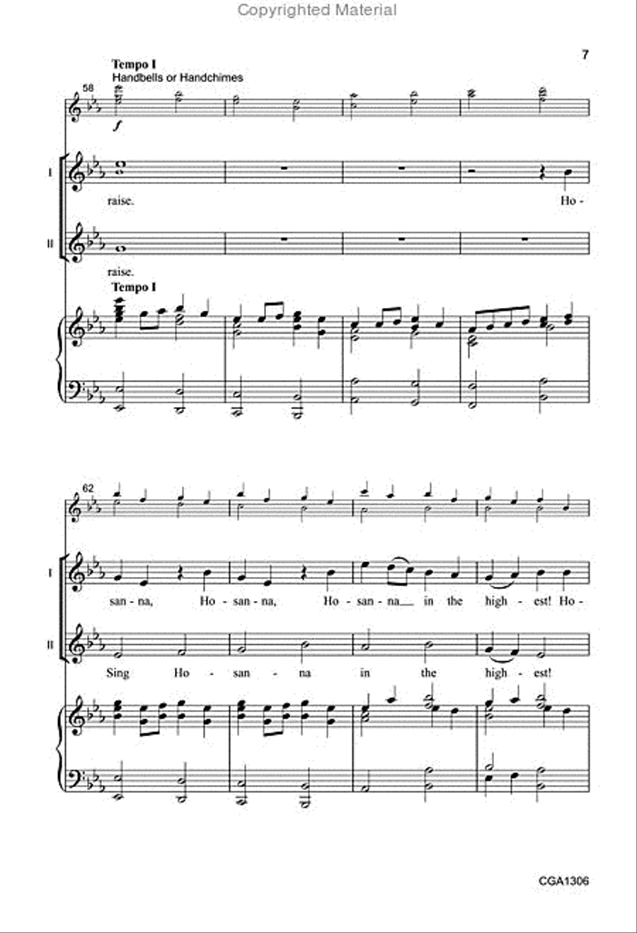 Hosanna to the Lord Hosanna to the Lord 2-Part scores gallery preview page 7