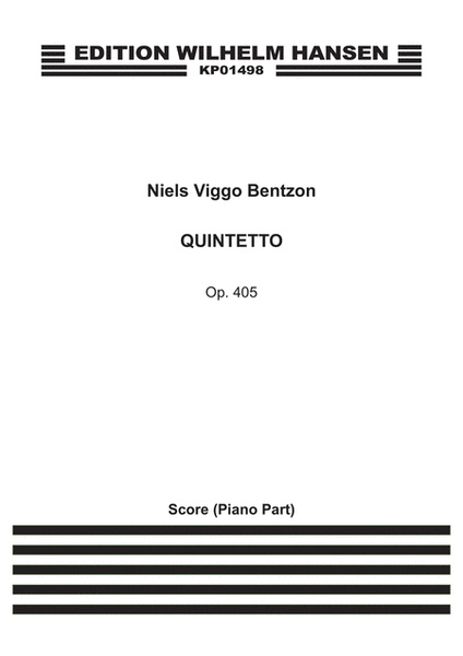 Quintetto Op.405 4flt/Pf Sc