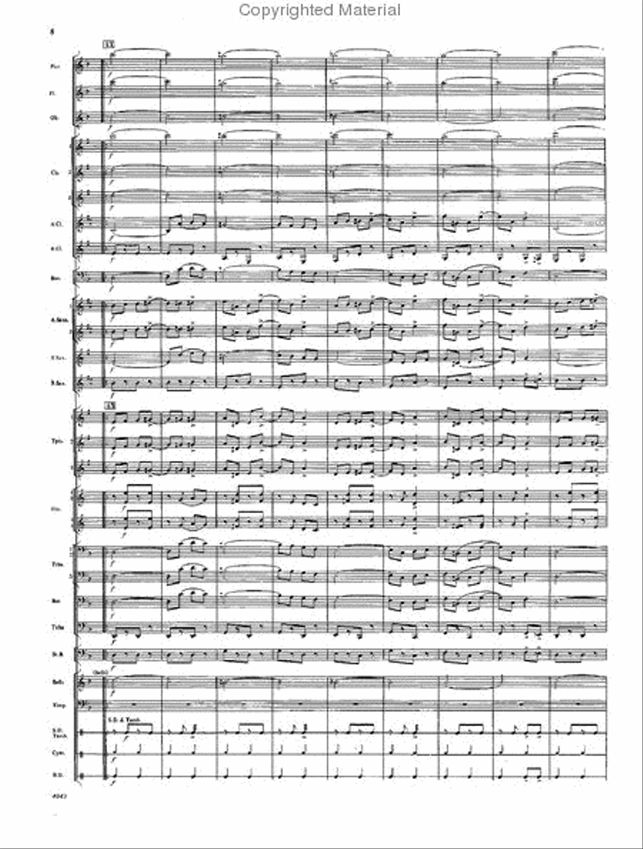 Broadway One Step Concert Band scores gallery preview page 7