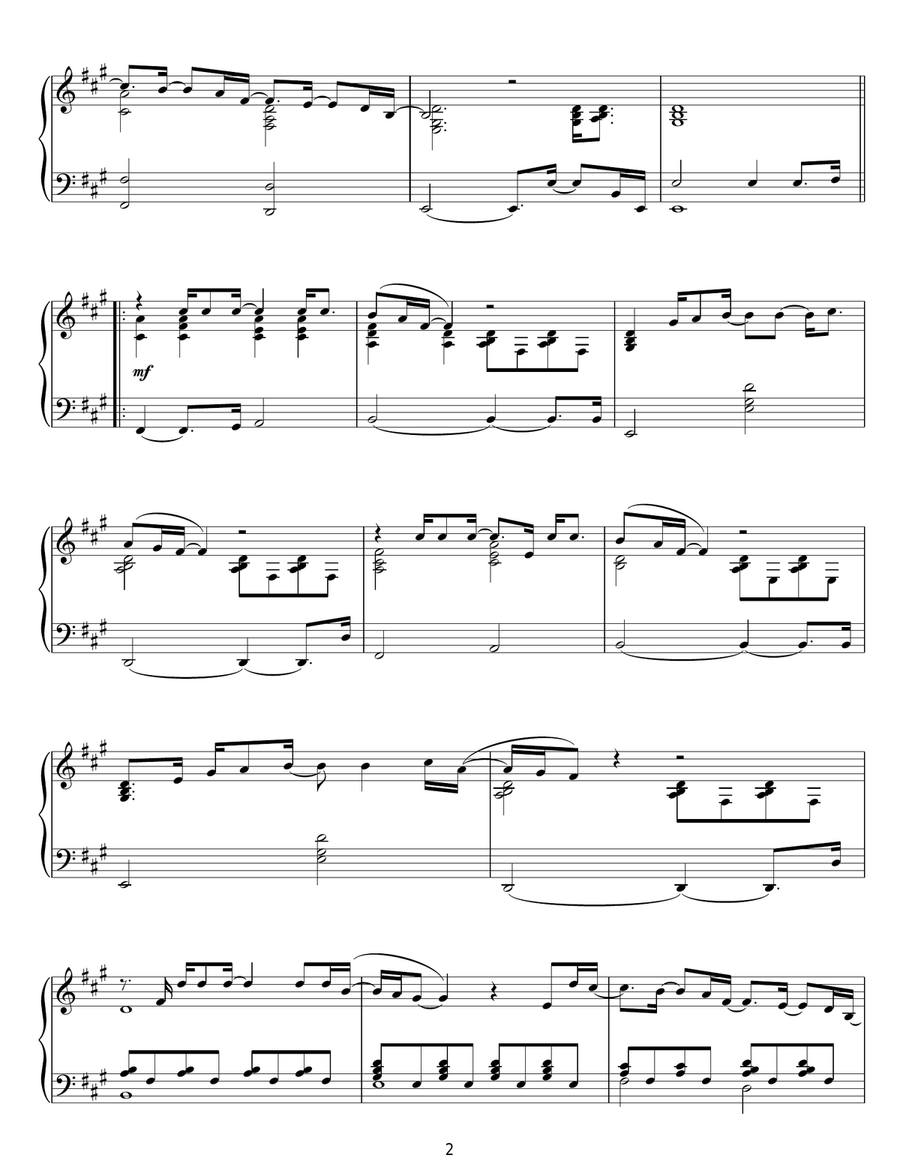 What If? Piano Solo scores gallery preview page 2