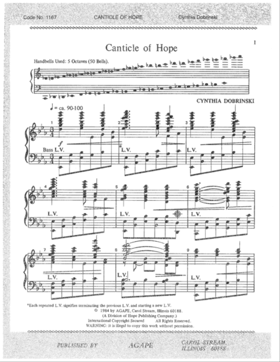 Canticle of Hope Canticle of Hope 5-Octaves scores gallery preview page 2