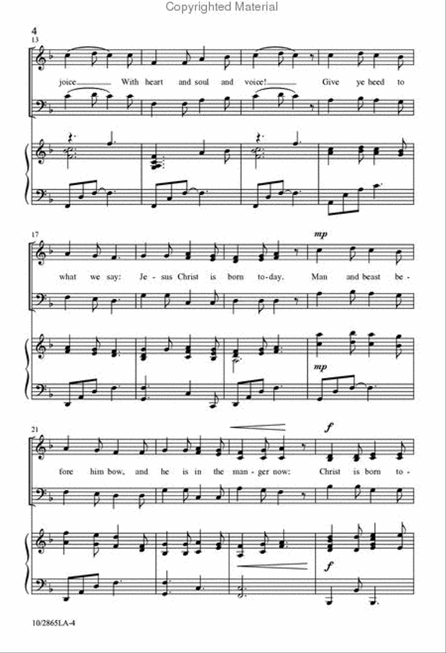 The Joy of Christmas The Joy of Christmas 3-Part scores gallery preview page 3