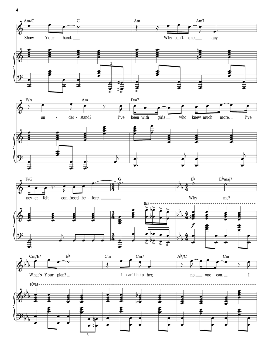 Why God Why? Why God Why? Piano, Vocal scores gallery preview page 4
