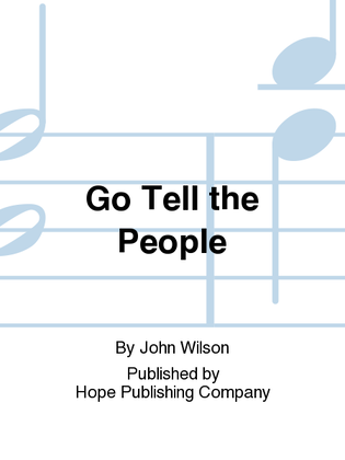 Book cover for Go Tell the People
