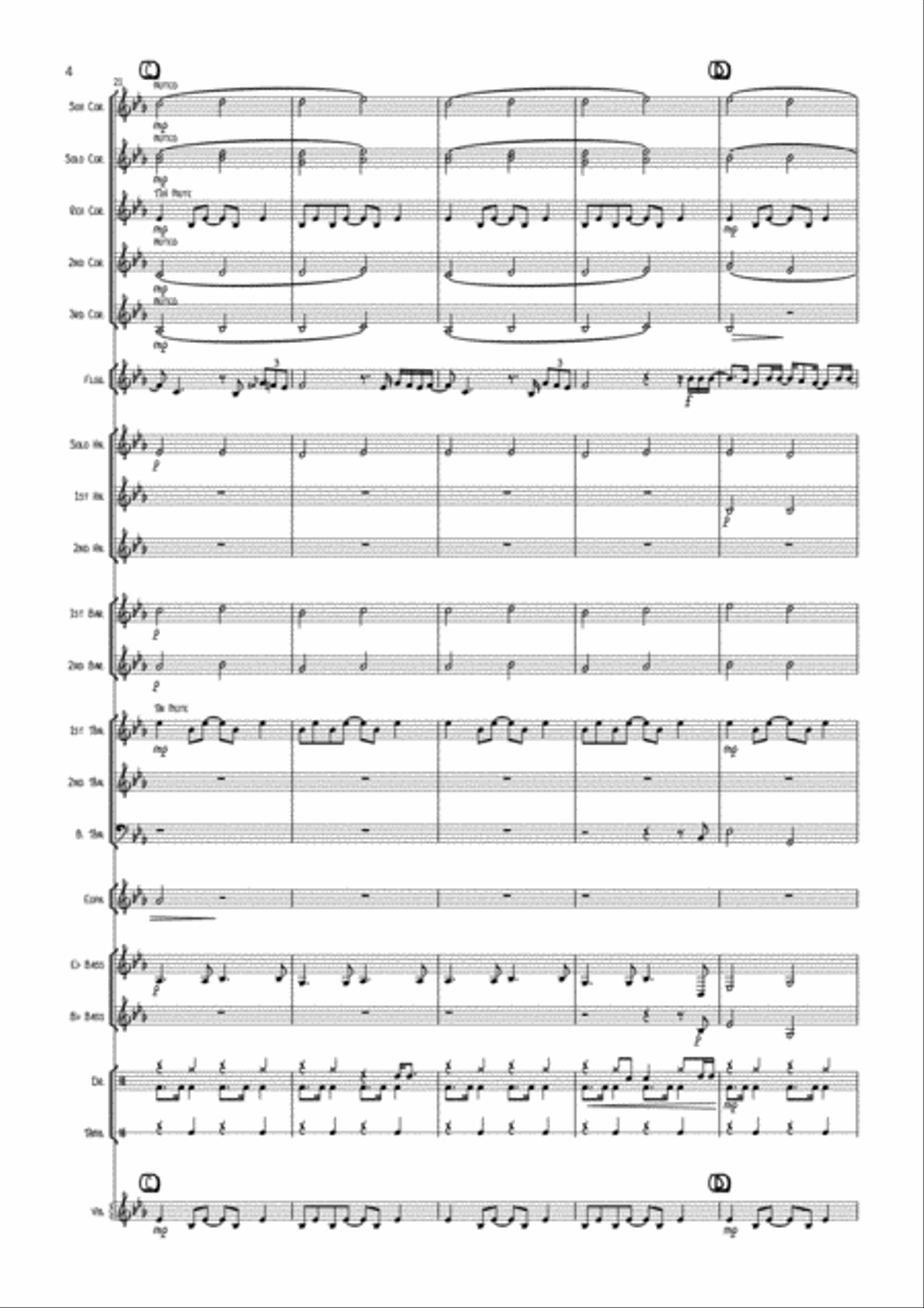When We Were Young Brass Ensemble scores gallery preview page 4