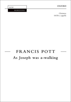 Book cover for As Joseph was a-walking