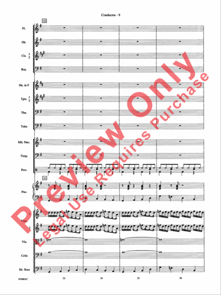 (We're Gonna) Rock Around the Clock Full Orchestra scores gallery preview page 11